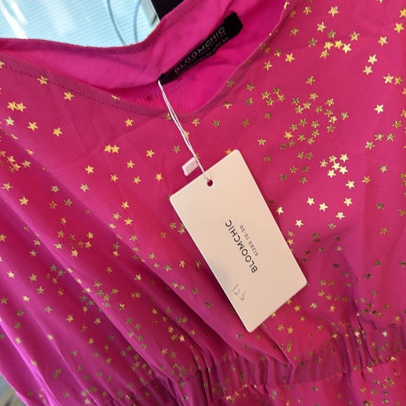 Golden star float dress - US size 22-24 - Picture 4 of 8